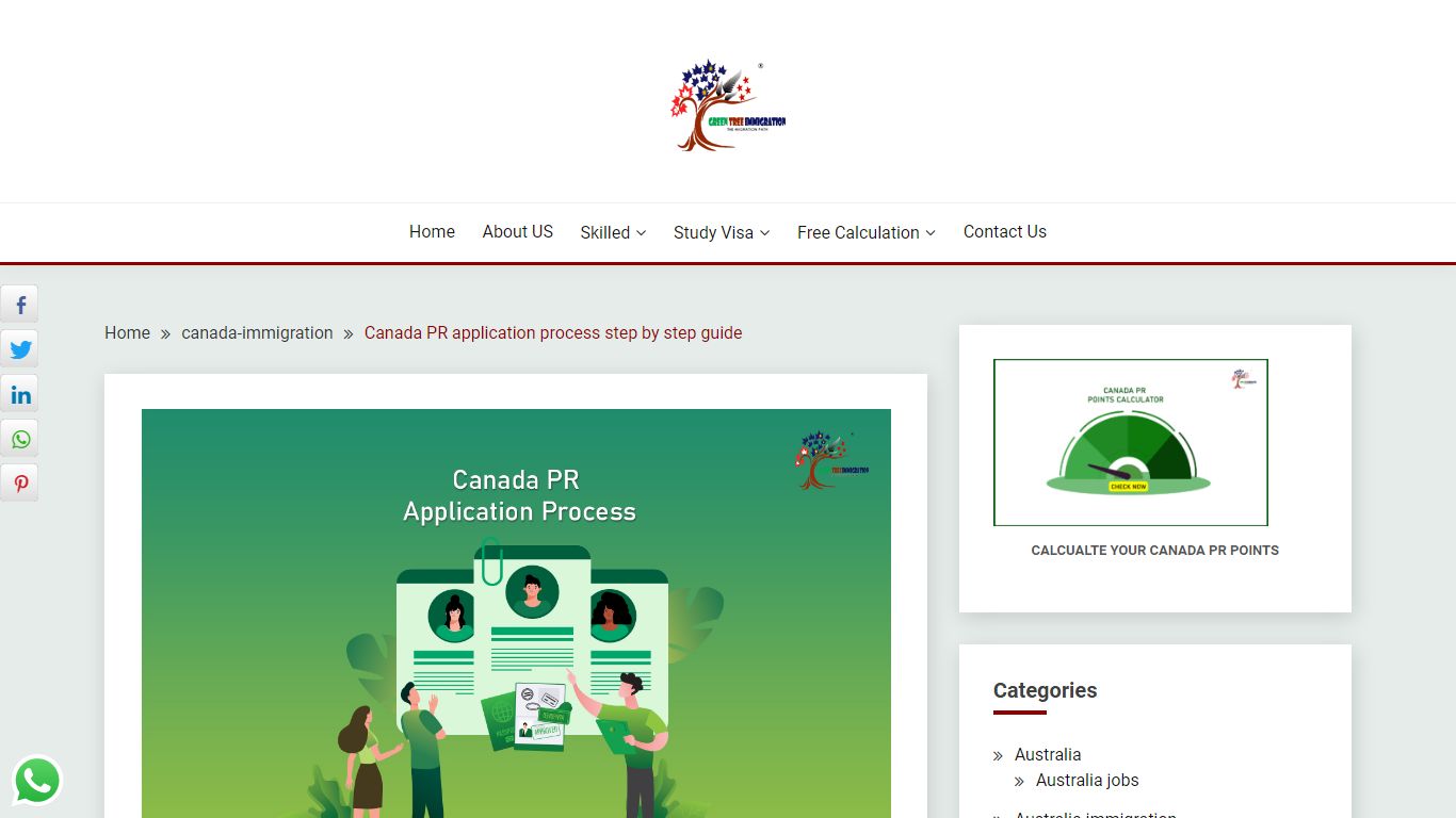 Canada PR application process step by step guide - Green Tree